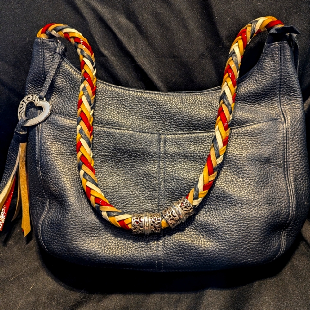 Brighton Barbados Zip Top Leather Bag
